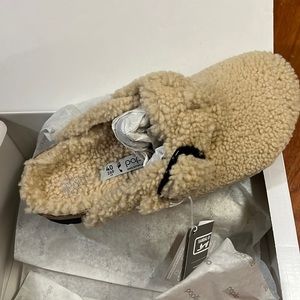 Birkenstock Boston Big Buckle Shearling Clog